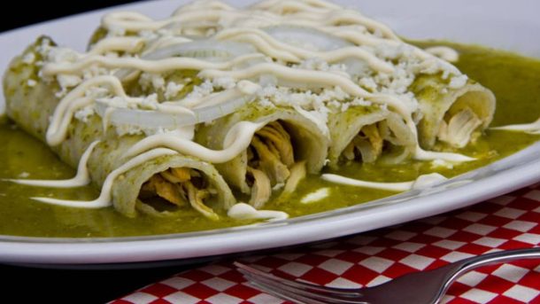 enchiladas verdes