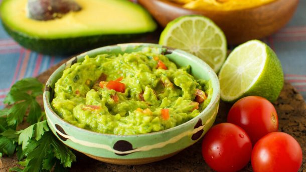 receta de guacamole